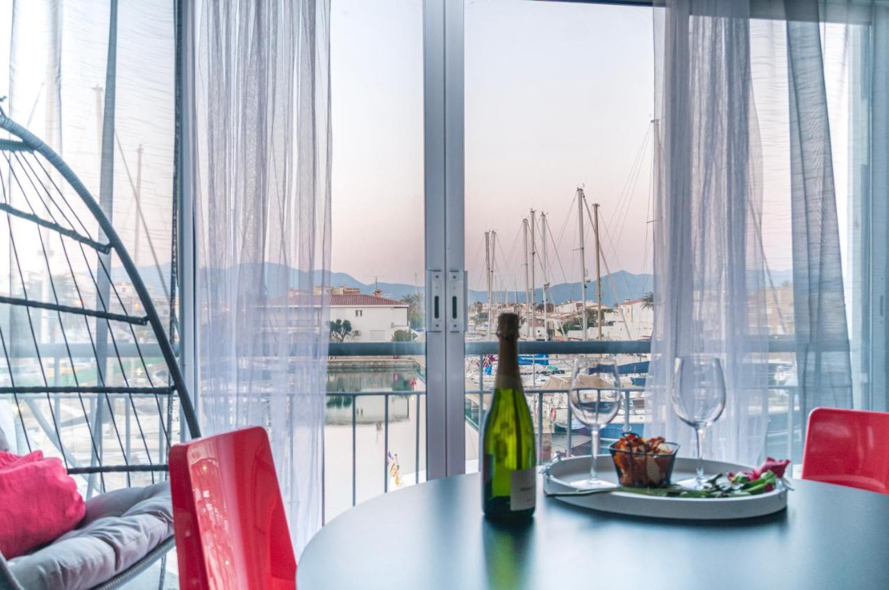 Estudio En 1ª Linea Con Vistas Al Puerto Deportivo By Insidehome Empuriabrava Kültér fotó
