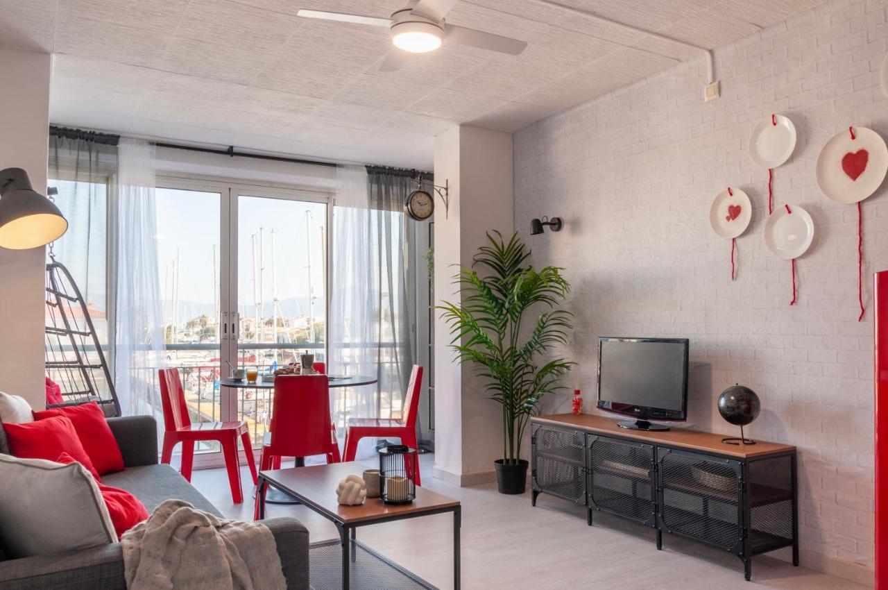 Estudio En 1ª Linea Con Vistas Al Puerto Deportivo By Insidehome Empuriabrava Kültér fotó
